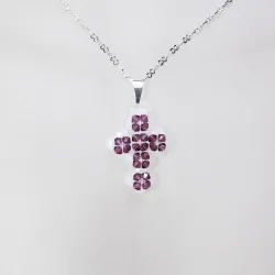 Pendant 40cm - Anahita-Silver Chain - Pendant 40cm - Laiton argenté